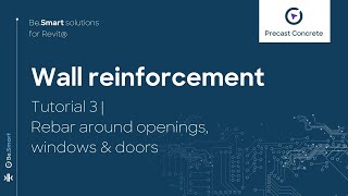 Wall Reinforcement  Tutorial 3 Rebar around openings windows and doors [upl. by Ardnasak]