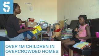 1 million children in England are living in overcrowded homes charity warns  5 News [upl. by Grosmark]