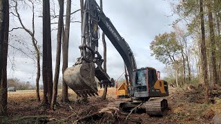 Clearing The Tree Line Back Behind The Pad [upl. by Burra213]