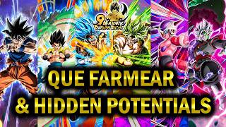 Que farmear durante el 9no Aniversario y guia de Hidden Potentials DBZ Dokkan Battle [upl. by Tennaj]