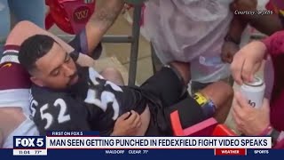 Ravens fan assaulted in viral FedEx Field brawl breaks silence [upl. by Feodor]