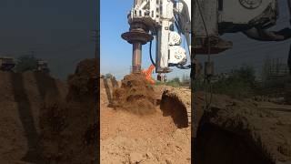 Hard rock ager 1200 dia working at site piling rigmachine matmachine [upl. by Dan]