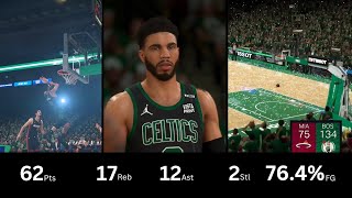 Jayson Tatum With A 62 Point Triple Double  An Outrageous G5 Performance [upl. by Waldner854]