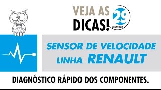 DICA MTE 29  Sensor de Velocidade Linha Renault [upl. by Alyl]