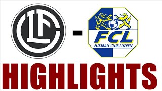 FC Lugano vs FC Luzern 23 Highlights  Swiss Super League 202425 [upl. by Hoxie]