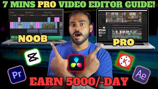 HOW TO BECOME A BEGINNERPRO VIDEO EDITOR TAMIL IN 2024  FULL STEP BY STEP GUIDE [upl. by Tenneb]