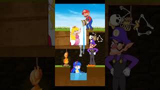 Mario cant forgive Waluigi for Mermaid Peachs departure😈 [upl. by Ahsenauj]