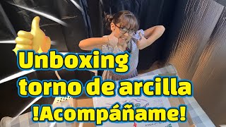 ¡Unboxing Torno de Arcilla  Descubriendo la Magia de Crear con Mis Manos [upl. by Ylloj]