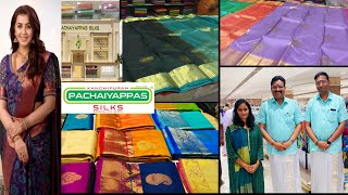 Pachaiyappas silks 300 Rs to100000 Rs pure silk sarees collection Grand Opening at TIRUVANNAMALI [upl. by Htebyram508]