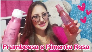 Resenha FRAMBOESA E PIMENTA ROSA  Natura 💖 [upl. by Aicele]