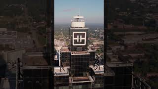 Atlanta Truist Plaza 4K Aerial Sunrise Drone Orbit [upl. by Justinian]