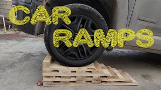 DIY Car Ramps From Wood  رافعة سيارة [upl. by Ohce]