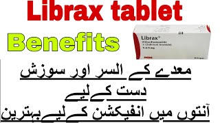 Librax tablet used for in urdu  How to use  side effects  Librax tablet review [upl. by Eynaffit]