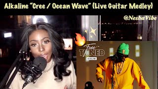 Alkaline Performs quotCree  Ocean Wavequot Live Guitar Medley  Fine Tuned  Reaction [upl. by Fisch]