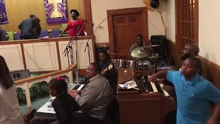 Crazy NYE Watch Night Praise Break 2018  Cathedral of Praise COGIC [upl. by Eicirtap]