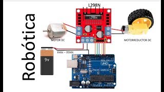 ✅ El más usado en Robótica para controlar Motores DC Motores de Pasos Driver L298N Puente H [upl. by Lemuelah110]