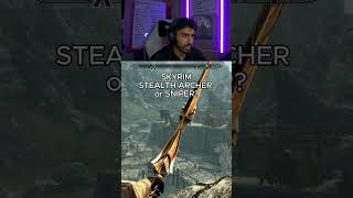 Tamriel Sniper 😂 skyrimspecialedition gaming skyrimgamers twitch elderscrolls skyrim [upl. by Etnahsal]