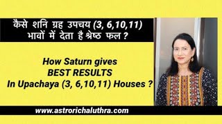 How ShaniSaturn gives Best Results in Upachaya 3 6 1011 Houses [upl. by Car]