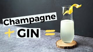 How to make the FRENCH 75  an easy gin cocktail recipe [upl. by Barbour]