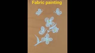 fabric painting on new tshirtpainting fabric fabric creation acrylic paint [upl. by Eiramanna]