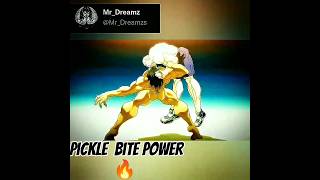 Pickle vs jack hanma  pickle bite power 🔥 anime MrDreamzs [upl. by Eckmann]