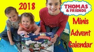 2018 Thomas amp Friends Mini Advent Calendar  New EXCLUSIVE Minis  Fun with Toy Trains [upl. by Tzong43]