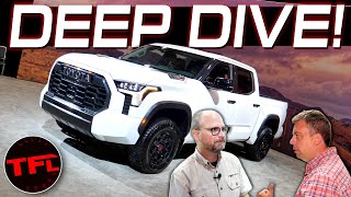 Heres EVERYTHING You Want To Know About the New 2022 Toyota Tundra From The Chief Engineer [upl. by Zina]