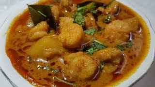 Coconut prawns curry l Prawn recipe l Prawn masala curry with coconut [upl. by Gylys]