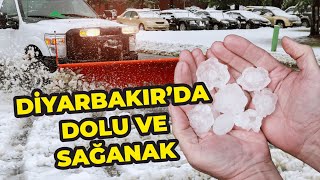 Diyarbakırda Dolu ve Sağanak  Güncel Hava Durumu [upl. by Machos]