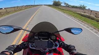 Taking the Ducati Panigale V4S out for a walk Short review riding w Alpinestars TechAir 7x vest [upl. by Sally39]