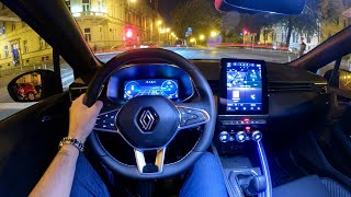 New RENAULT Clio 2024 FACELIFT  NIGHT POV test drive amp FULL REVIEW Hybrid Esprit Alpine [upl. by Assirec]