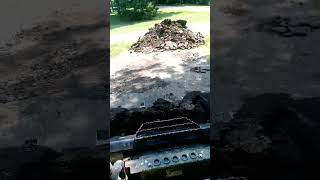 Motocross track in front yarddirtbikes motocross motorcycle excavators viralvideosportsfunny [upl. by Ymaral534]