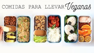 ALMUERZOS PARA LLEVAR  VEGANOS amp FÁCILES [upl. by Hock]