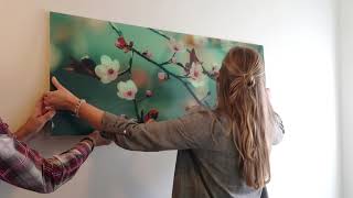 How to hang acrylic wall art  wallartcom [upl. by Bandler]