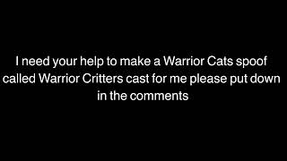 Warrior Cats cast Suggestions [upl. by Ahsercel]