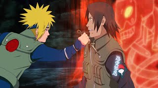 Minato Fights Fugaku Uchiha To Become The Fourth Hokage [upl. by Ardnuat275]