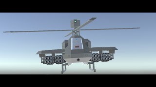 Airtoground capabilities of the advanced attack helicopter in Evertech Sandbox [upl. by Rheims]