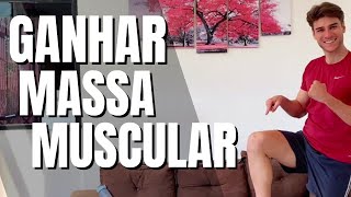 🔴 Treino de pernas e glúteos para ganhar massa muscular  EM CASA [upl. by Enidan373]