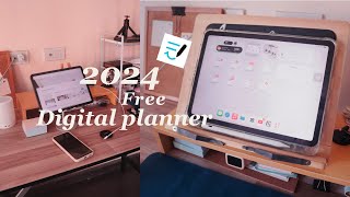 Digital Planner 2024 free for you เพิ่มความ Productive  Juretor Studio [upl. by Eceerahs832]