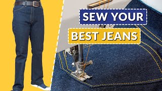 Best Tips for Sewing Jeans Easy Techniques To Try [upl. by Debbi822]