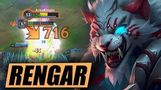 WILD RIFT RENGAR JUNGLE GAMEPLAY IN SEASON 10 BUILD amp RUNES [upl. by Nerat128]