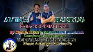 AMING HANDOG by Raf and AR Karaoke Version Female Key Composer Aljonh Reyes [upl. by Ettenad]