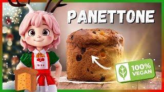 HOW TO MAKE VEGAN PANETTONE Surprisingly delicious 🎅🌱 [upl. by Beach]