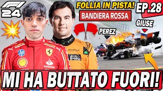 F1 24 PEREZ MI HA BUTTATO FUORI PISTA NON CI CREDO EP28 [upl. by Nerte]