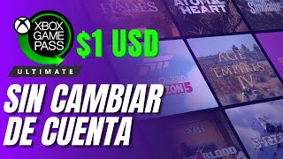 Así tengo xbox GAME PASS ULTIMATE a 💲1 dólar Siempre PC 🥒 [upl. by Nine273]