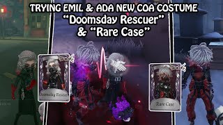 Emil amp Ada COA costume secret effect quotRare Casequot amp quotDoomsday Rescuerquot gameplay  Identity V [upl. by Asilaj766]