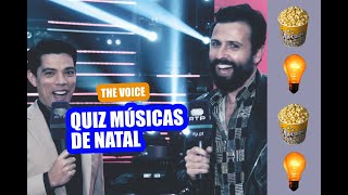 Consegues adivinhar esta músicas Quiz músicas de Natal com a equipa do The Voice Portugal [upl. by Olva]