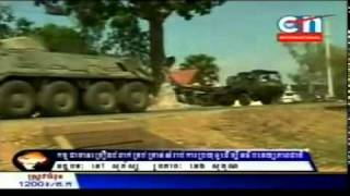 Cambodia Cavalry Deployed at Preas Vihear Due to Thai troop want to invade Cambodia territory [upl. by Mapel702]