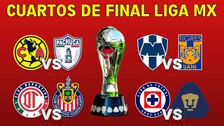 ¡Liguilla lista Así se jugarán los Cuartos de Final del Clausura 2024 [upl. by Lisbeth]