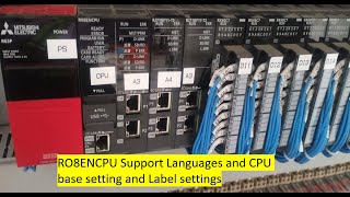 MELSOFT GX Works3 Supported Language and CPU Mounting settings mitsubishi plc Part02 [upl. by Tore783]